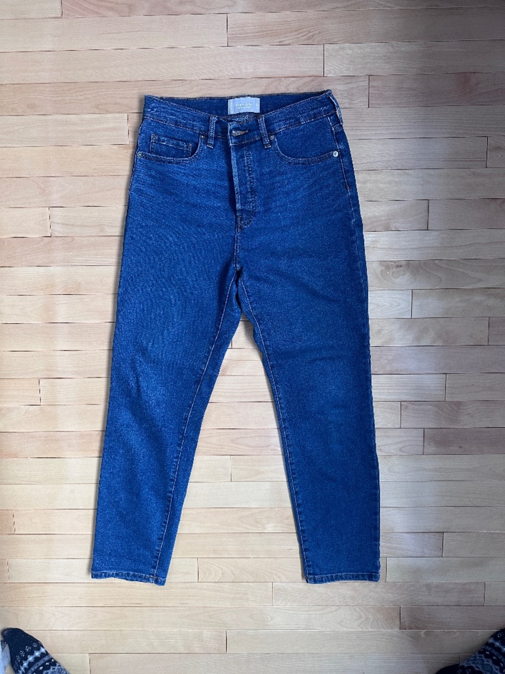 Everlane High Rise Slim Straight